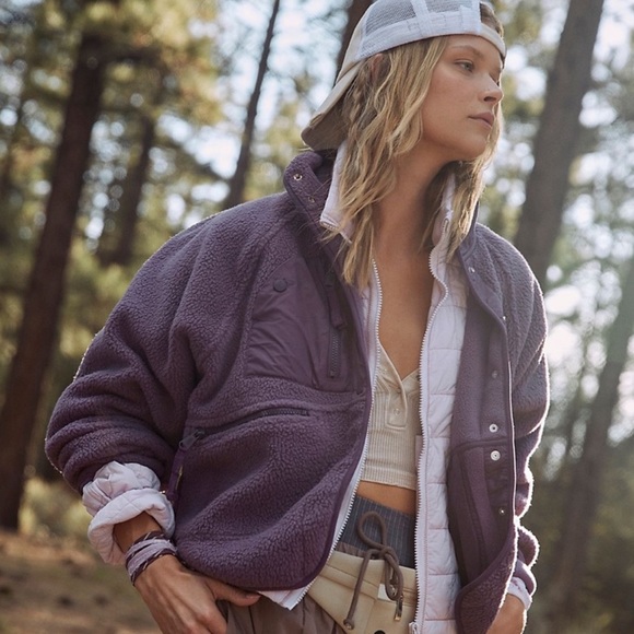 Free People Jackets & Blazers - Free People Movement Hit The Slopes Jacket XS BNWT SO in the color Blackberry 💜